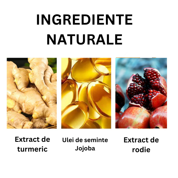 Ser Natural cu Extract de Turmeric pentru Riduri, Pete pigmentare & Acnee