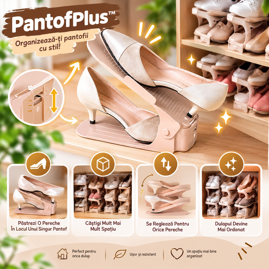 👟 PantofPlus™ – Organizator Reglabil Pentru Pantofi