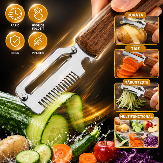 PeelCut™ – Curăță, Taie și Feliază În Câteva Secunde