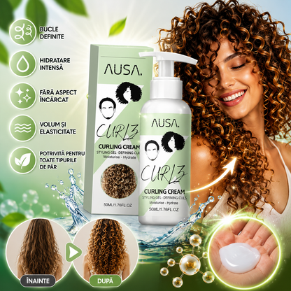 CurlyLux™ – Cremă Pentru Bucle Perfect Definite