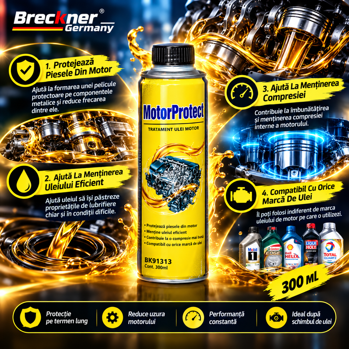 MotorProtect™ – Protecție Pentru Uleiul Din Motor