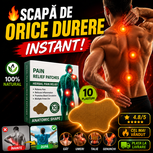 StopDurere™ – Plasturi Cu Efect Termic Pentru Durere