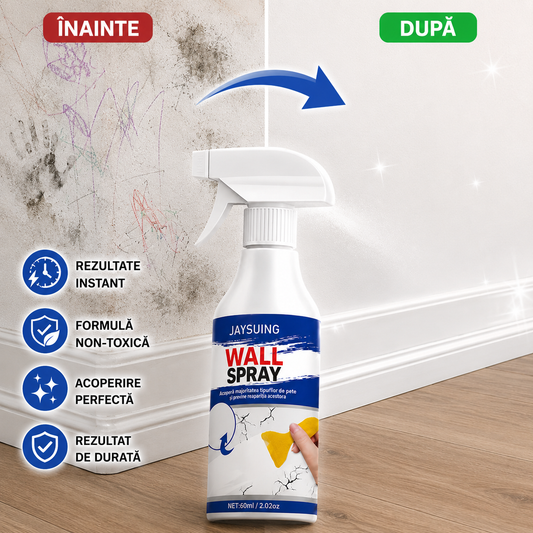 WallFix™ – Spray Pentru Repararea Pereților Albi
