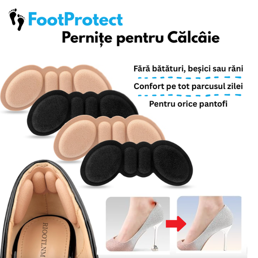 Set 2 Perechi Pernițe pentru Călcâie | FootProtect
