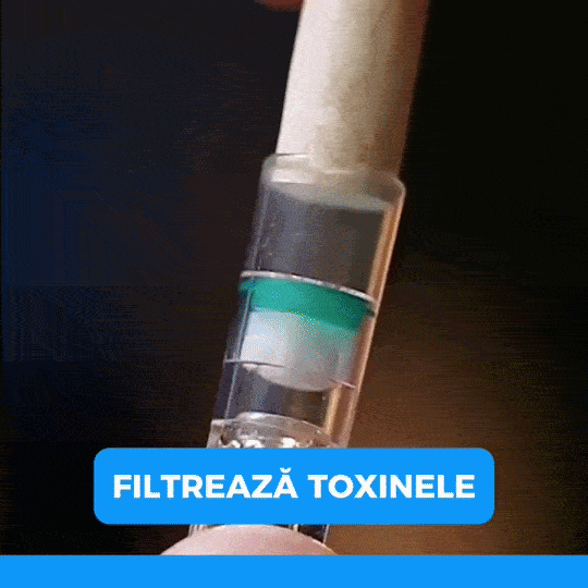 Set 100 FIltre pentru Țigări Anti-Toxine - Reduce până la 90% din gudron și alte toxine